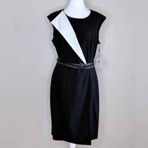 Calvin Klein Black and White Dress NWT